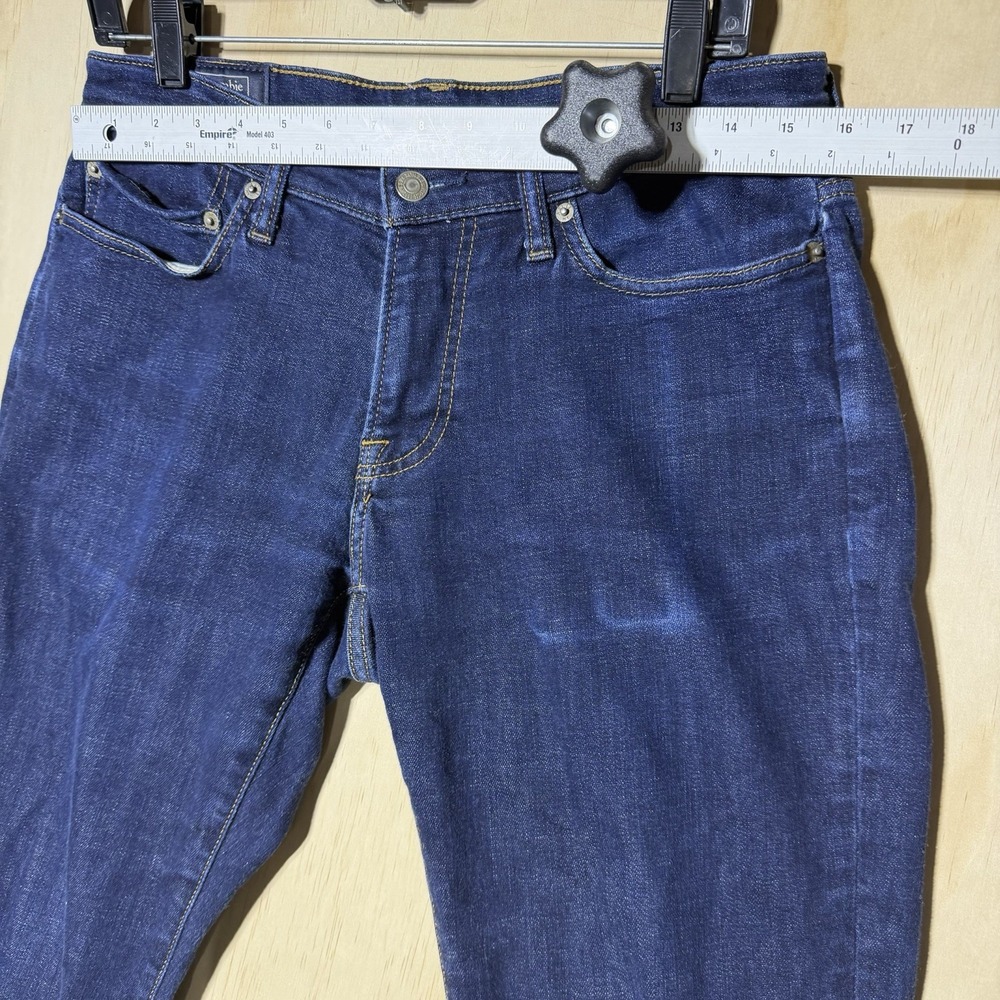 Abercrombie & Fitch Mens Jeans 29x30 Rustin Athletic Slim Stretch Dark Wash - Picture 4 of 8